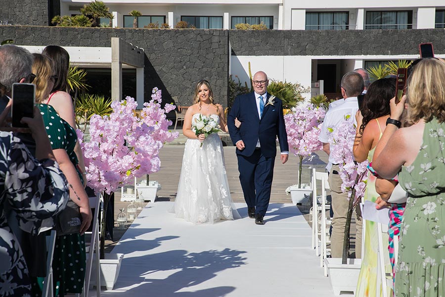 Lanzarote wedding ceremony